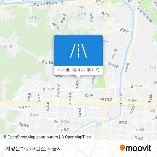 계양문화로53번길 지도