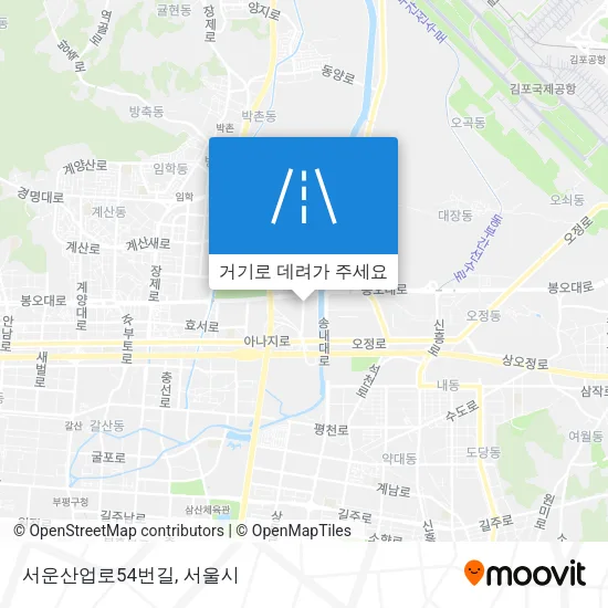 서운산업로54번길 지도