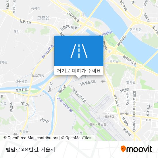 벌말로584번길 지도