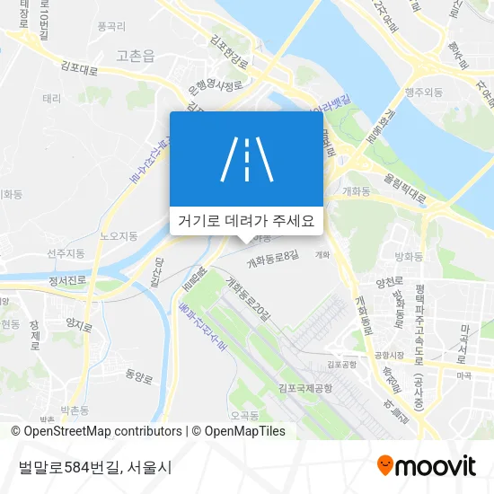 벌말로584번길 지도