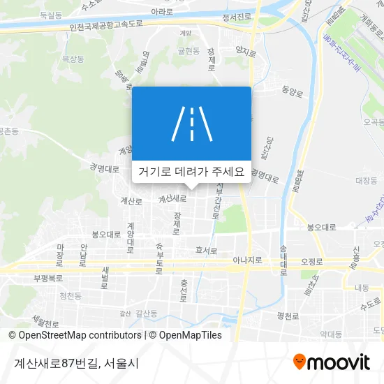 계산새로87번길 지도