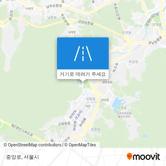 중앙로 지도