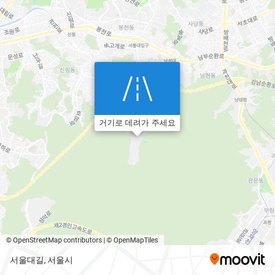 서울대길 지도