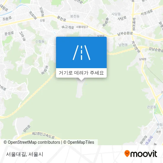 서울대길 지도