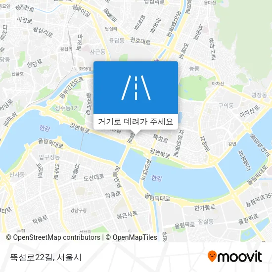 뚝섬로22길 지도