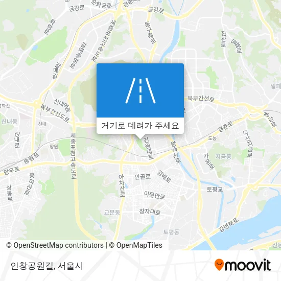 인창공원길 지도