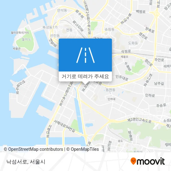 낙섬서로 지도
