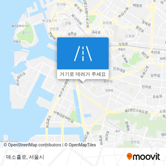 매소홀로 지도