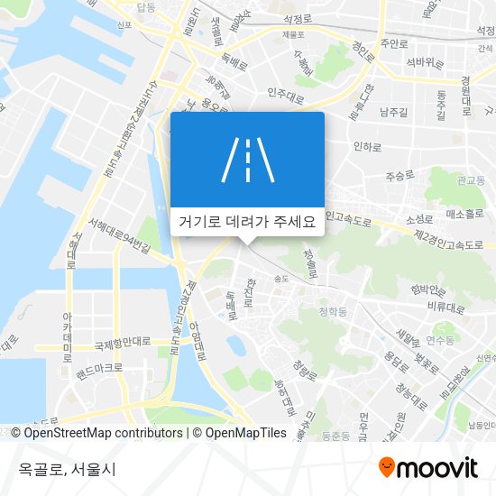 옥골로 지도