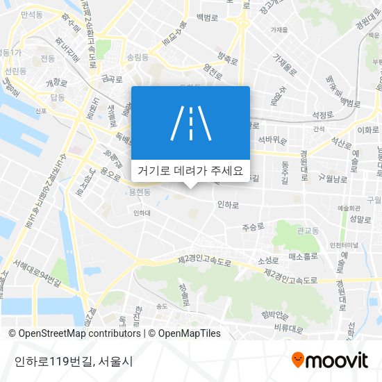 인하로119번길 지도