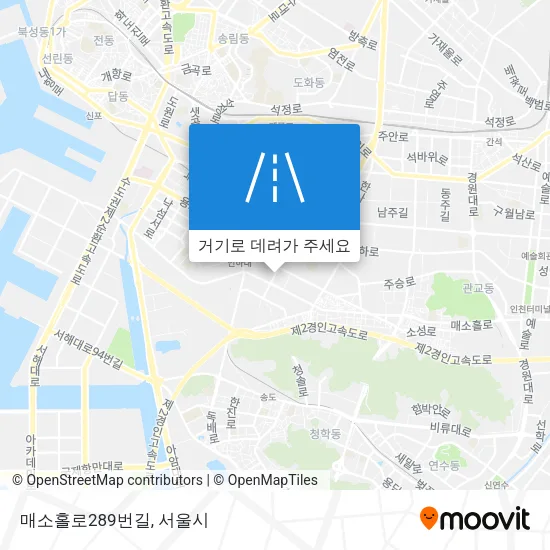 매소홀로289번길 지도
