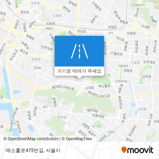 매소홀로475번길 지도