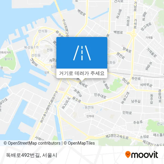 독배로492번길 지도