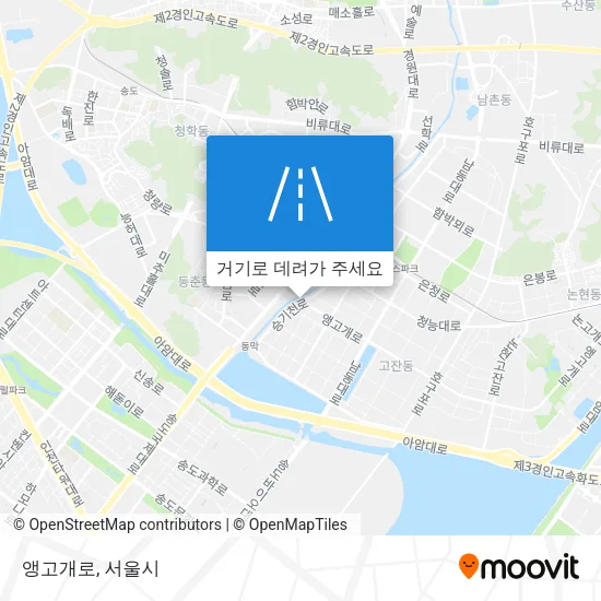앵고개로 지도
