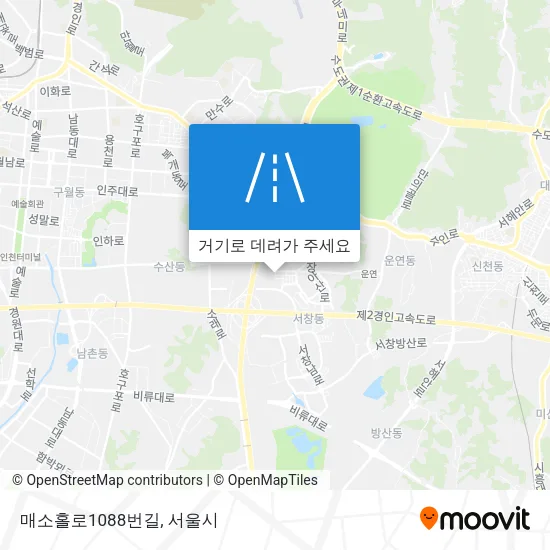 매소홀로1088번길 지도