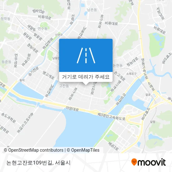 논현고잔로109번길 지도