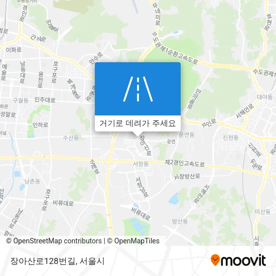 장아산로128번길 지도