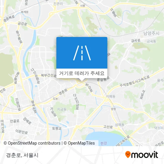 경춘로 지도