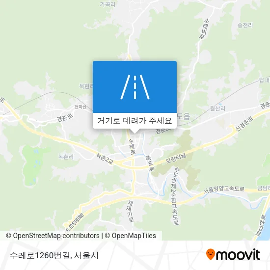 수레로1260번길 지도
