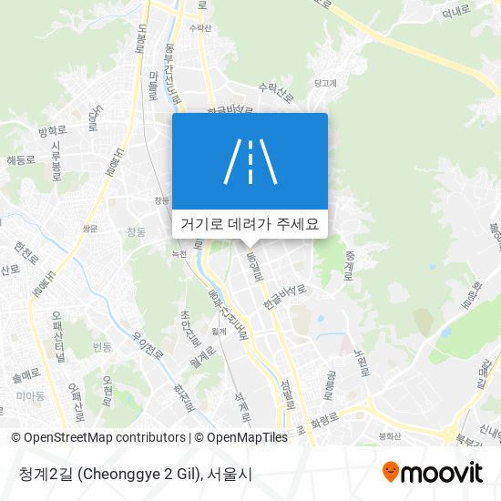 청계2길 (Cheonggye 2 Gil) 지도