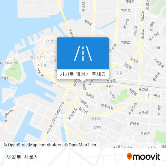 샛골로 지도