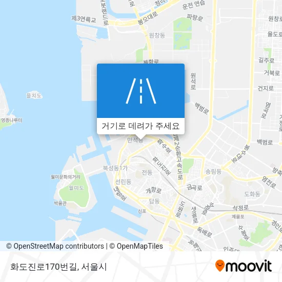 화도진로170번길 지도