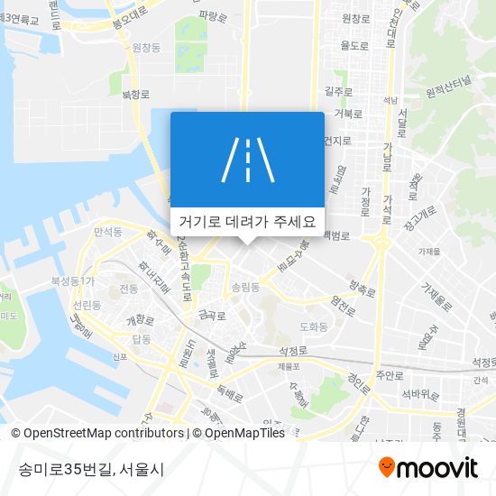 송미로35번길 지도