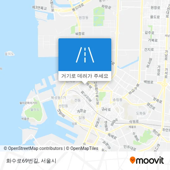 화수로69번길 지도
