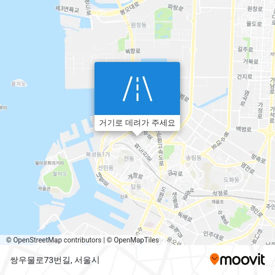 쌍우물로73번길 지도