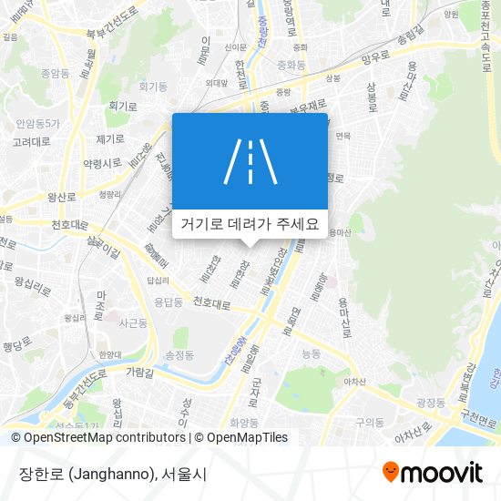 장한로 (Janghanno) 지도
