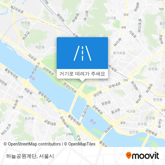 하늘공원계단 지도