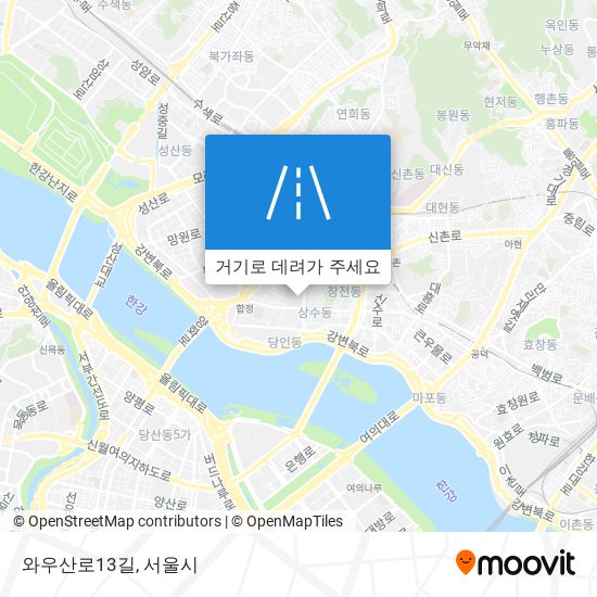 와우산로13길 지도