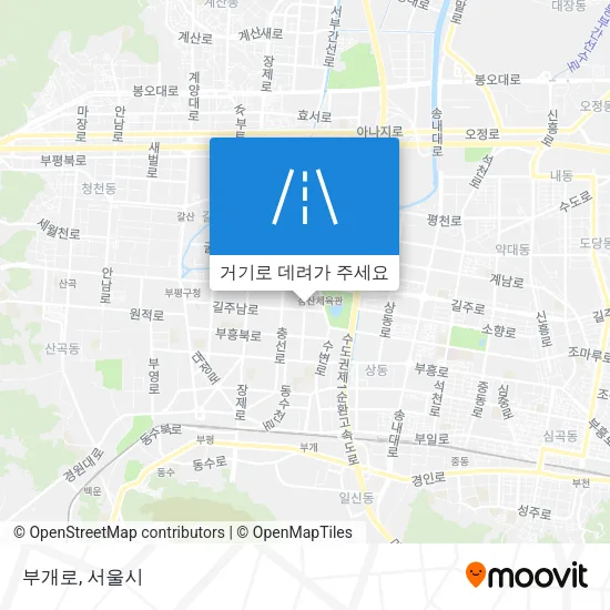 부개로 지도