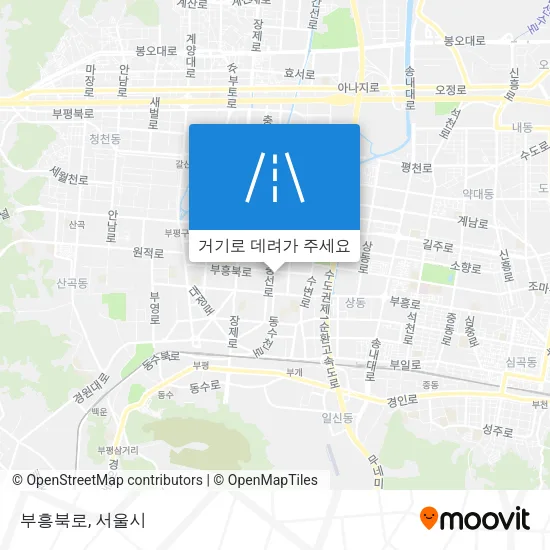 부흥북로 지도