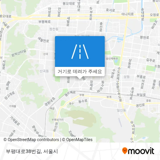 부평대로38번길 지도