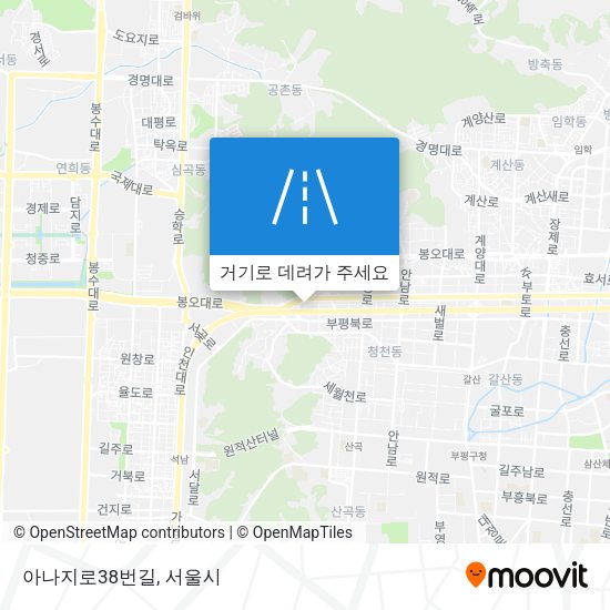 아나지로38번길 지도