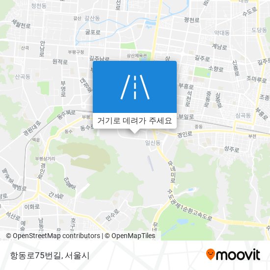 항동로75번길 지도