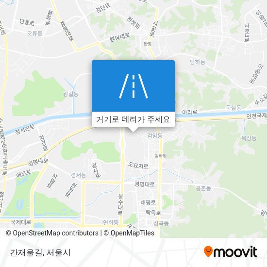 간재울길 지도