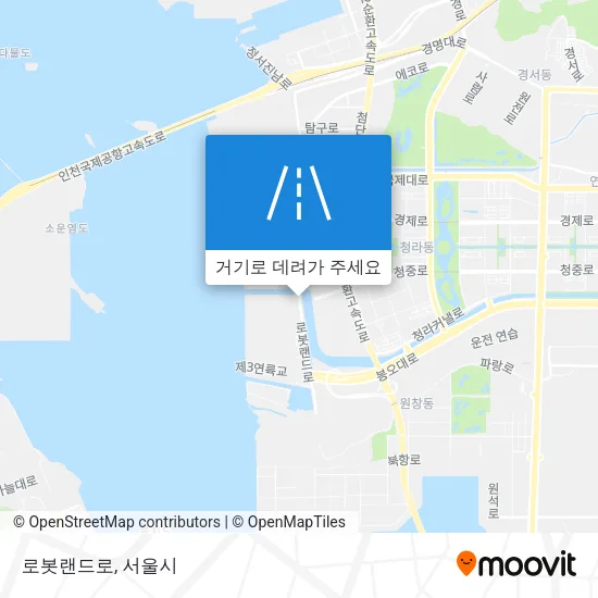 로봇랜드로 지도