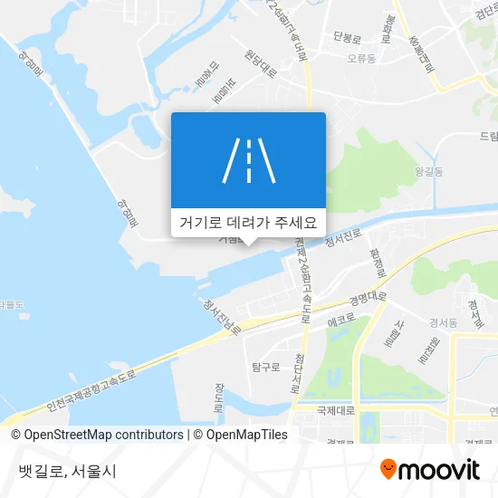 뱃길로 지도