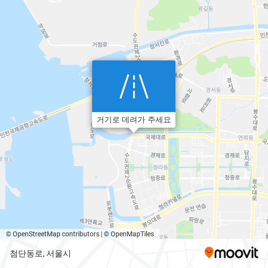 첨단동로 지도