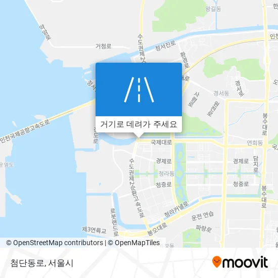 첨단동로 지도