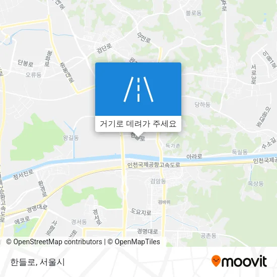 한들로 지도