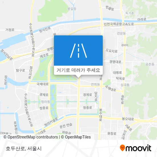호두산로 지도