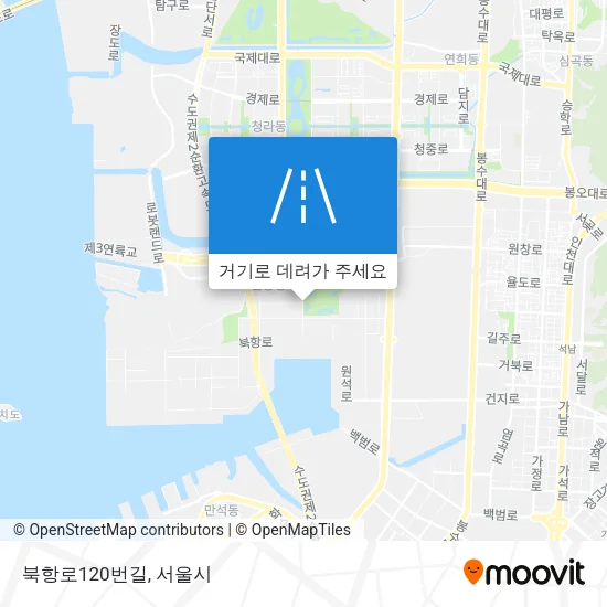 북항로120번길 지도