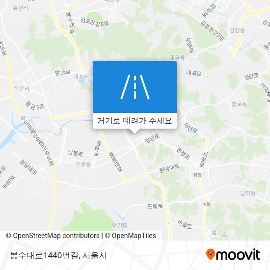 봉수대로1440번길 지도