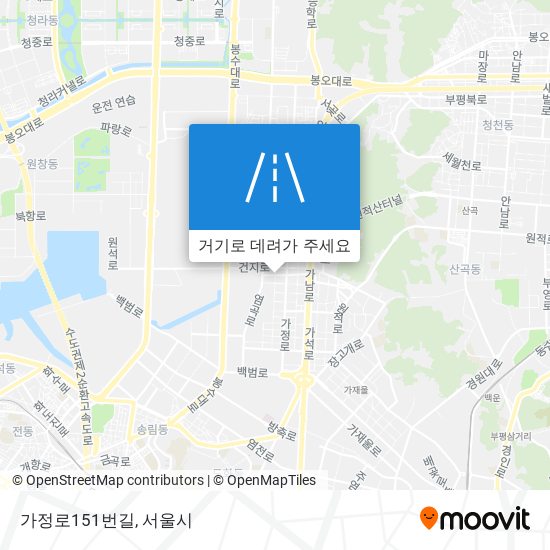 가정로151번길 지도