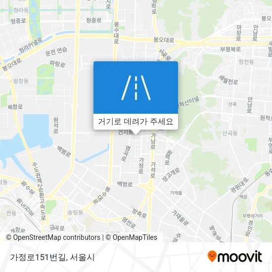 가정로151번길 지도