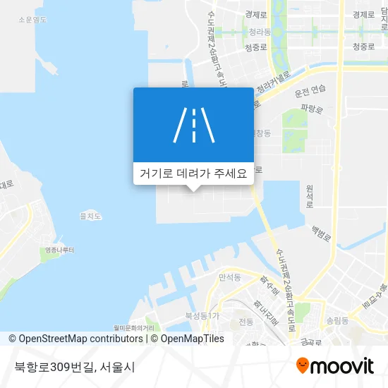 북항로309번길 지도