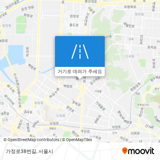 가정로38번길 지도